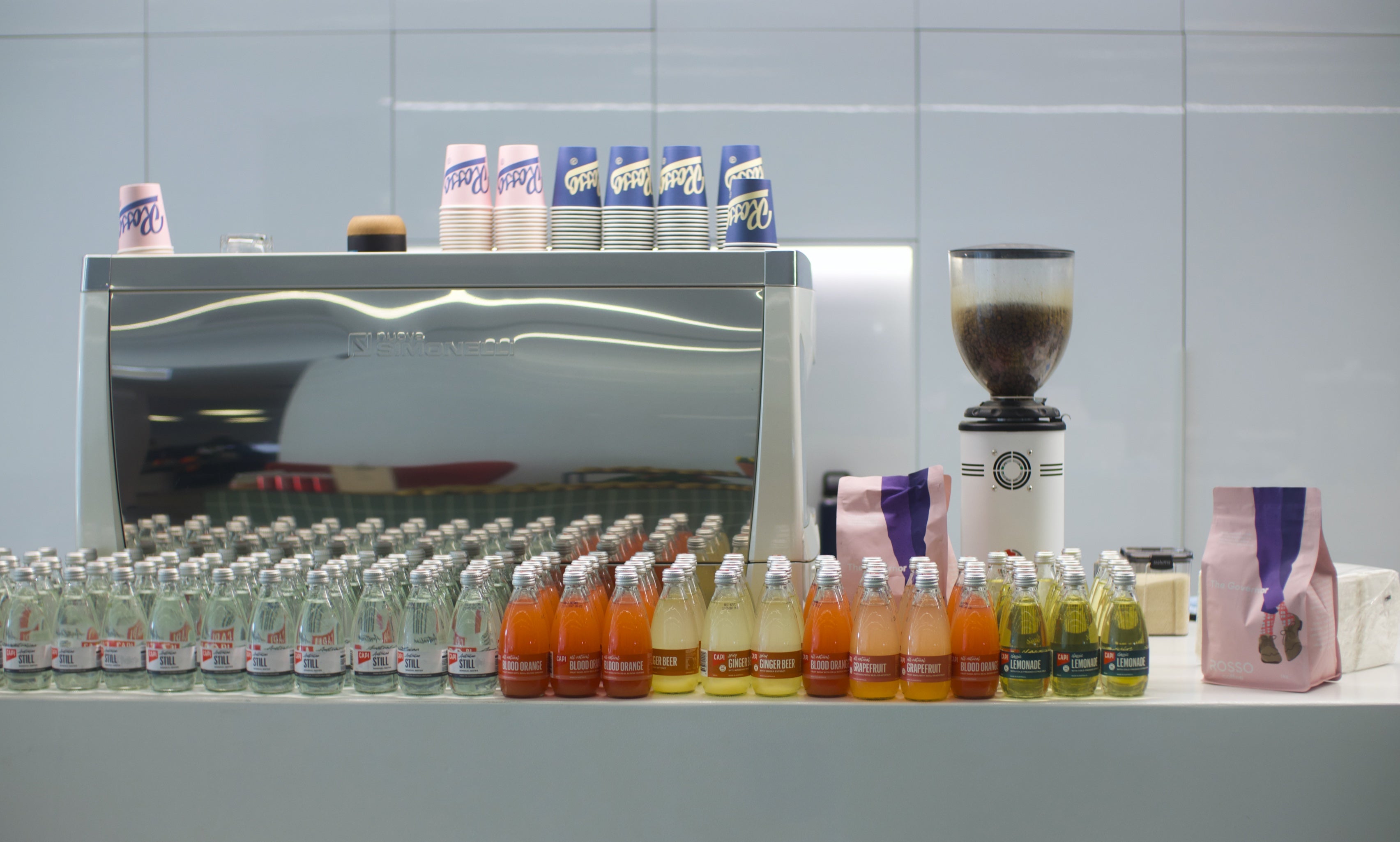 Catering Espresso Machine Drinks Display