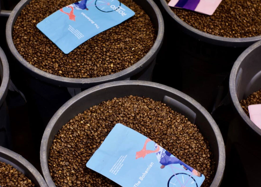 Coffee roasted on-site