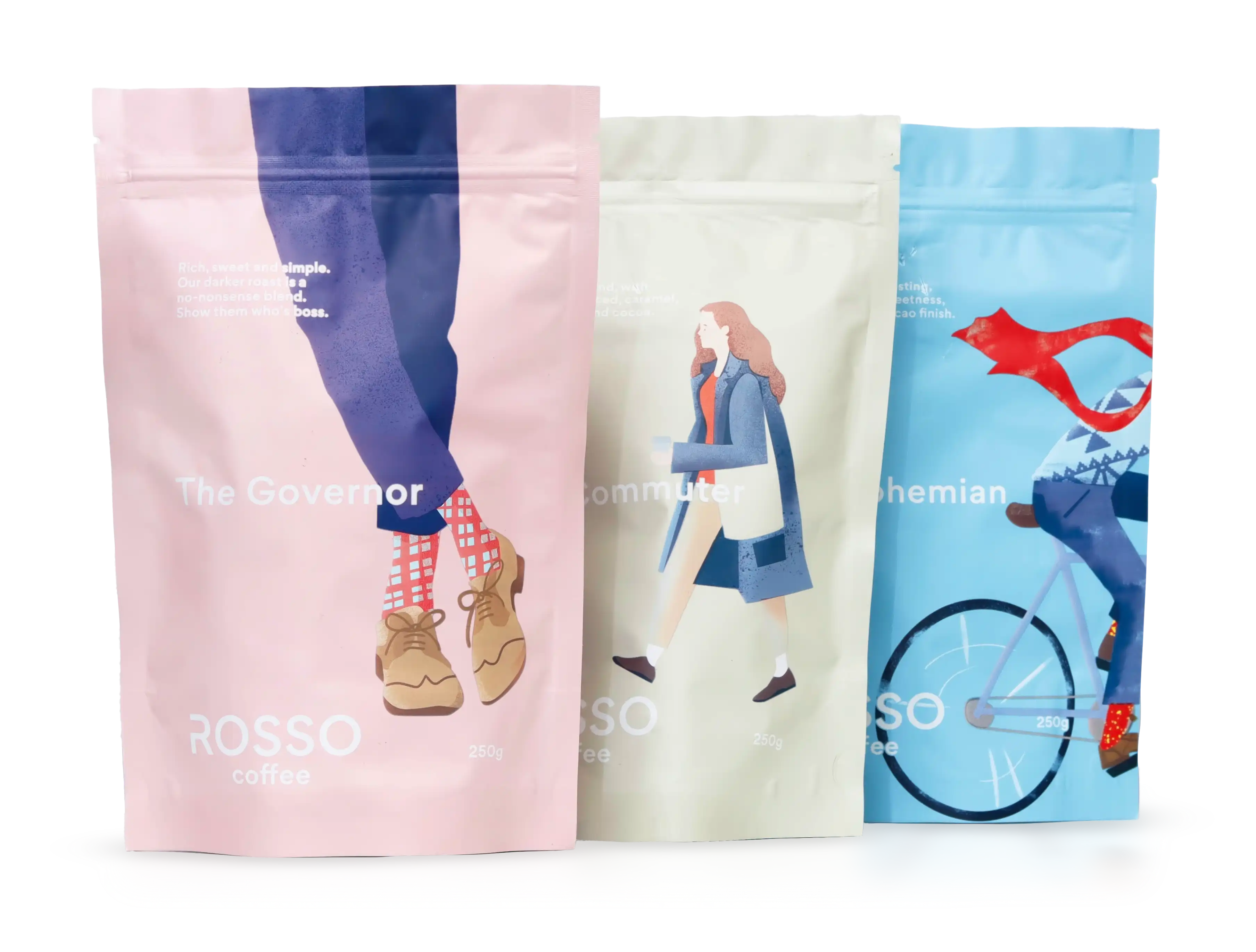 3 Blend Sampler Pack 250g Coffees